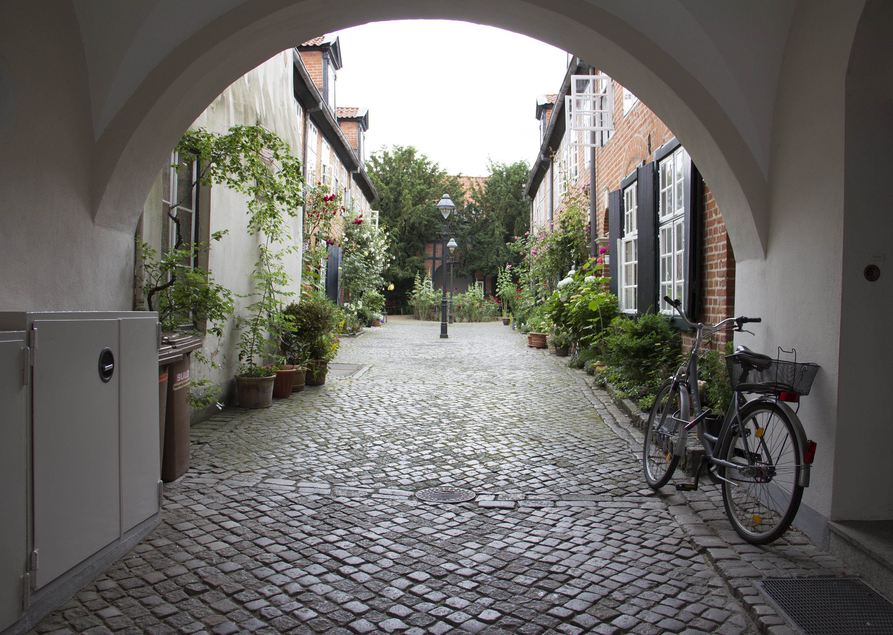 courtyards and alleyways